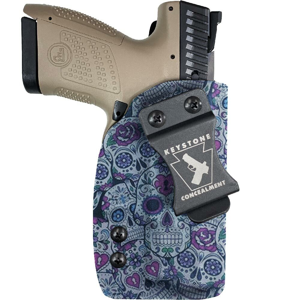 Barsony IWB Concealment Holster For CZ, EAA, FEG Full Size Pistols - Inside Waistband Nylon Holster - Model 67-32-CZ